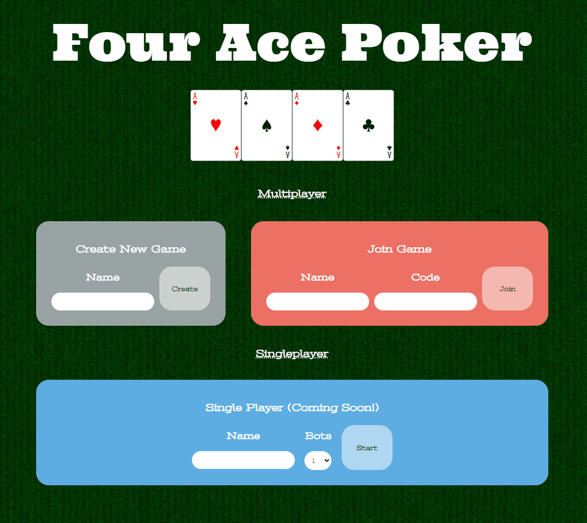 Four Ace Poker Project cover